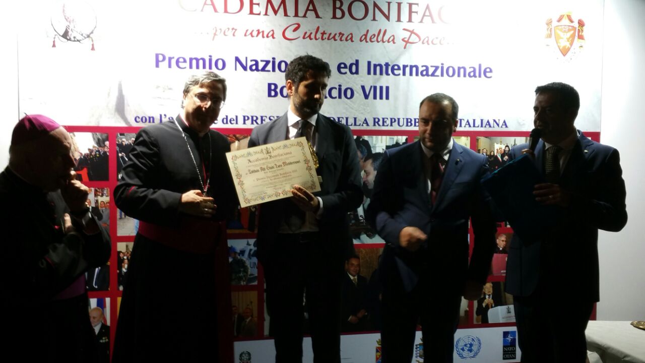 Premio dell’Accademia Bonifaciana allo IASEM – Istituto Alti Studi Euro Mediterranei
